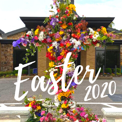 Easter 2020 floral cross