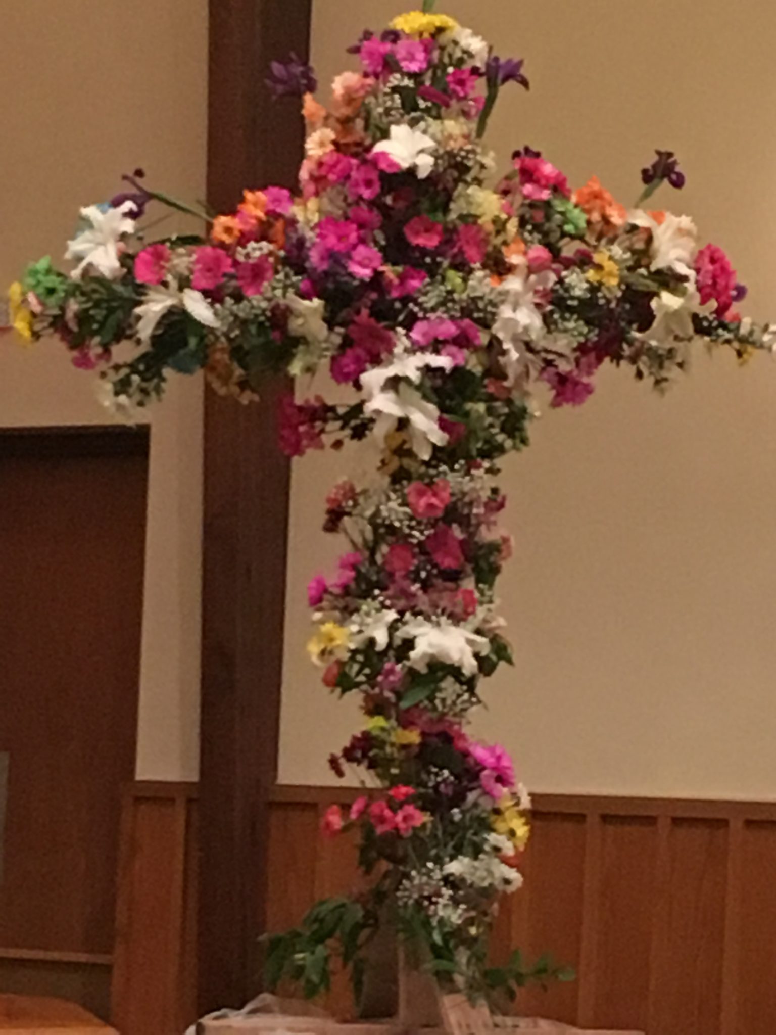 floral cross