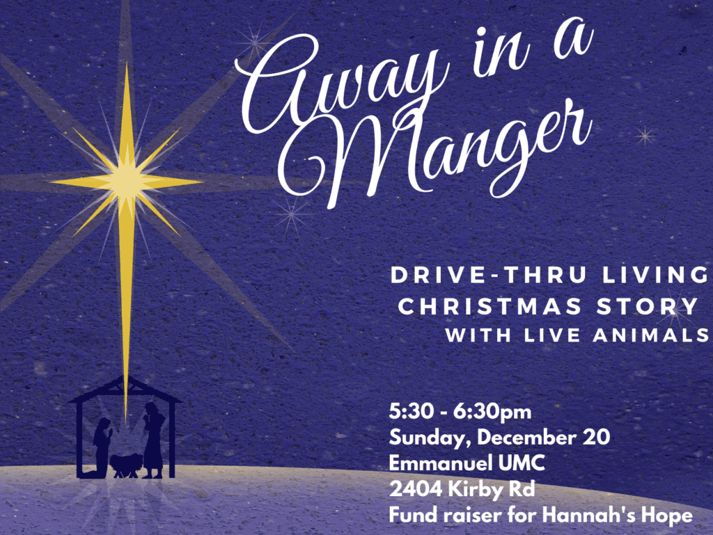 Away In A Manger Drive Through Nativity 2020 Emmanuel United