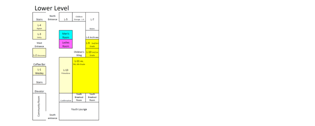 UMC lower level Campus Map