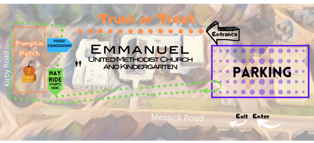 Trunk or Treat map